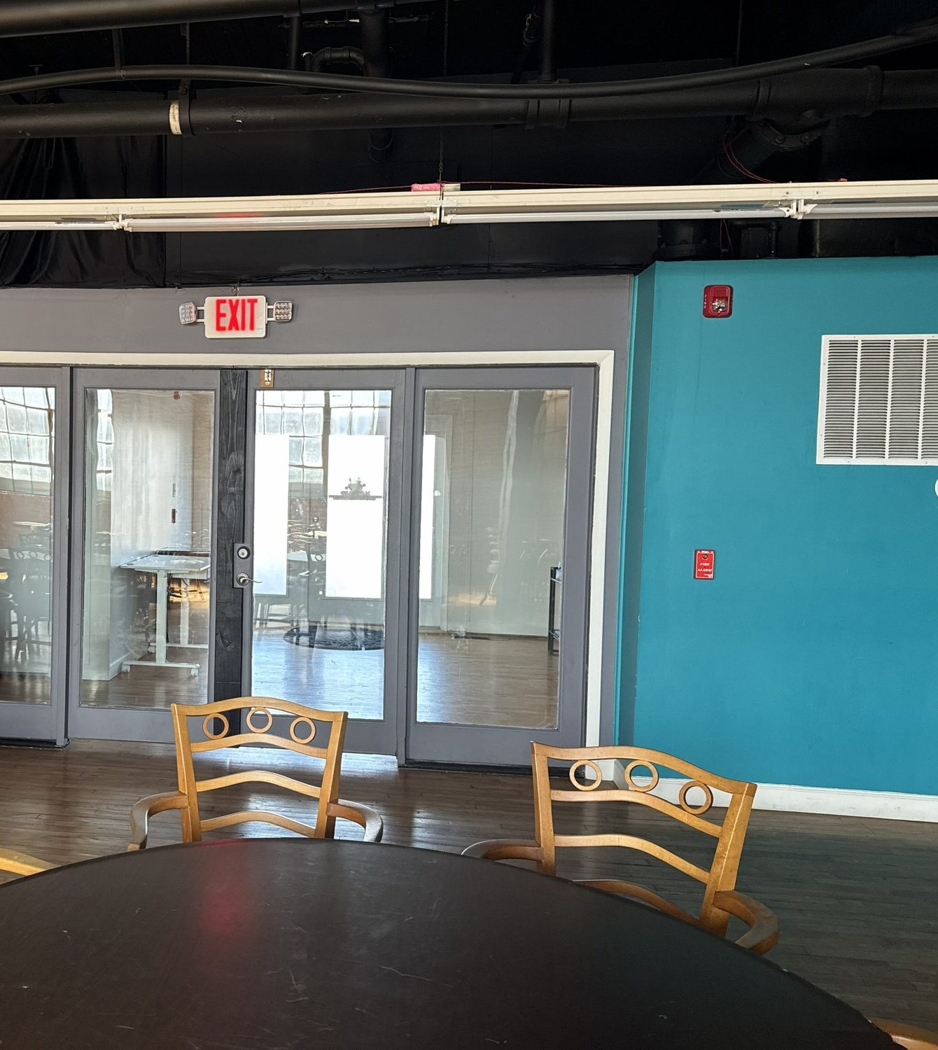 Adjoining room at the Cambridge MD wedding venue, used for staging and catering